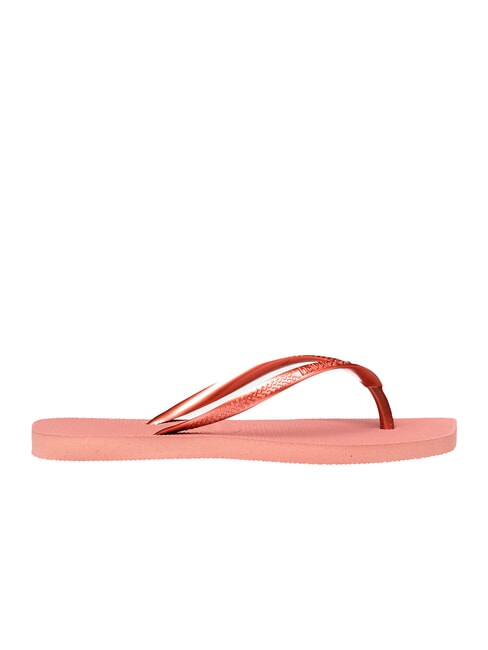 SLIM SQUARE Flip Flops cu vârful pătrat CROCUS / ROSE - Pantofi femei