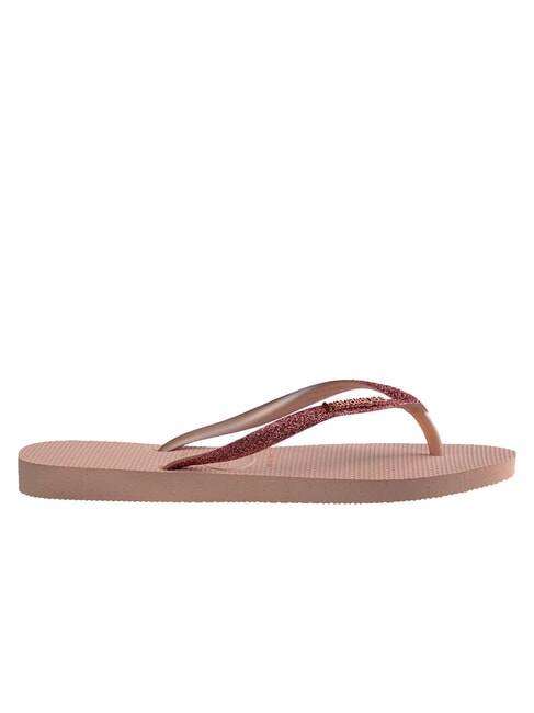 SLIM GLITTER II Papuci flip-flop roz/roz - Pantofi femei