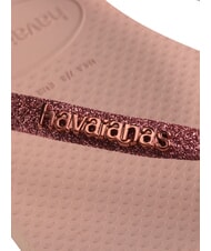 HAVAIANAS SLIM GLITTER II Papuci flip-flop roz/roz - Pantofi femei - 4