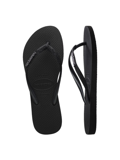 SLIM GLITTER II Papuci flip-flop negru negru - Pantofi femei