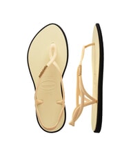 HAVAIANAS LUNA POINT Sandale flip-flop cremă de unt - Pantofi femei - 4