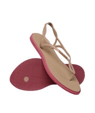 HAVAIANAS LUNA POINT Sandale flip-flop rose / aur - Pantofi femei - 5