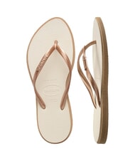 HAVAIANAS SLIM POINT Papuci flip-flop aur roz/bej - Pantofi femei - 4