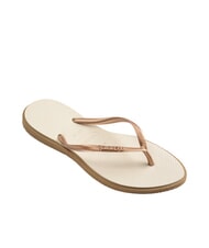 HAVAIANAS SLIM POINT Papuci flip-flop aur roz/bej - Pantofi femei - 2