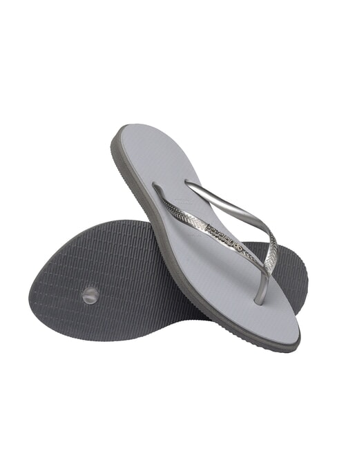 SLIM POINT Papuci flip-flop oțel / gri - Pantofi femei