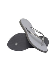 HAVAIANAS SLIM POINT Papuci flip-flop oțel / gri - Pantofi femei - 5