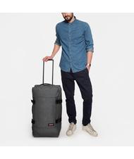 EASTPAK Troler Linia TRANVERZ M cu TSA, dimensiune medie BlackDenim - Trolere semirigide - 7