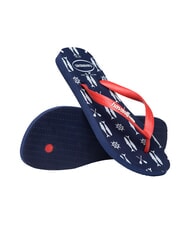 HAVAIANAS Haltere TOP NAUTICAL bleumarin/roșu rubin - Pantofi bărbați - 5