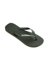 HAVAIANAS BRASIL LOGO &Icirc;ncălțăminte bărbătească măsline verzi/măsline verzi - Pantofi unisex - 2