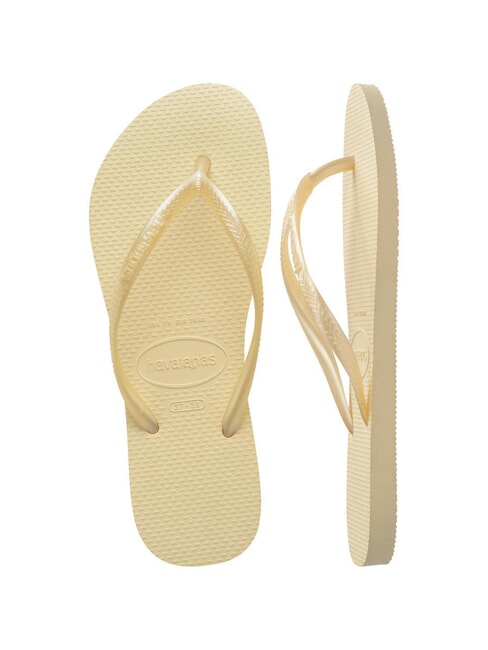 flip flops SLIM cremă de unt - Pantofi femei