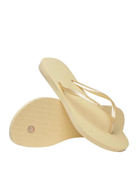 flip flops SLIM cremă de unt - Pantofi femei