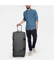 EASTPAK Troler Linia TRANVERZ L cu TSA, dimensiune mare BlackDenim - Trolere semirigide - 7
