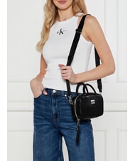 TOMMY HILFIGER TOMMY JEANS American Cool Trunk Geanta de mana mini, cu curea de umar negru - Genți femei - 6