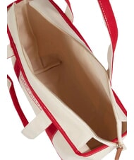 TOMMY HILFIGER TH SUMMER CANVAS Geanta de umar roșu primar - Genți femei - 3