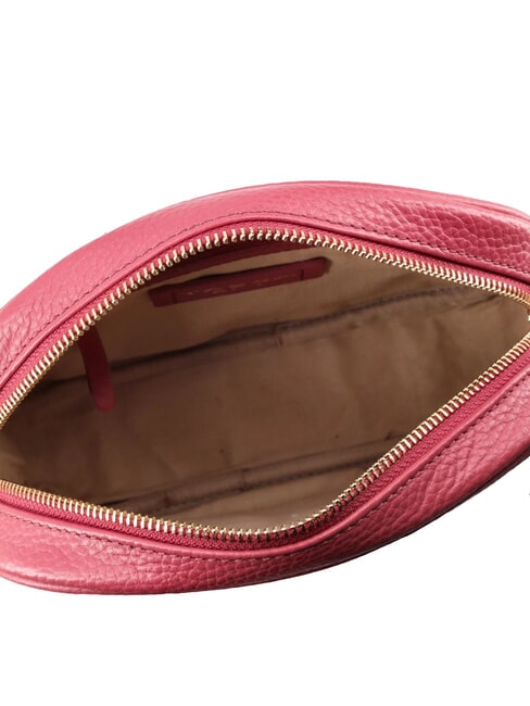 MOONY BAGS Geantă mică de umăr din piele CORAL - Genți femei