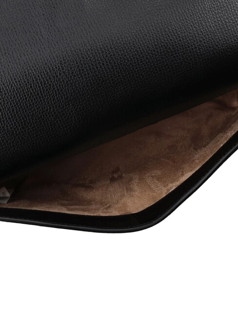 BIANCA Lant de geanta de umar din piele negru - Genți femei