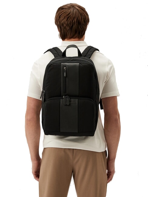 BRIEF ECOLOGICA Rucsac din material reciclat, laptop de 14". negru - Rucsacuri pentru laptop