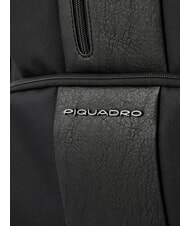 PIQUADRO BRIEF ECOLOGICA TECH Rucsac din material reciclat cu placă USB, suport pentru laptop de 15,6". negru - Rucsacuri pentru laptop - 3