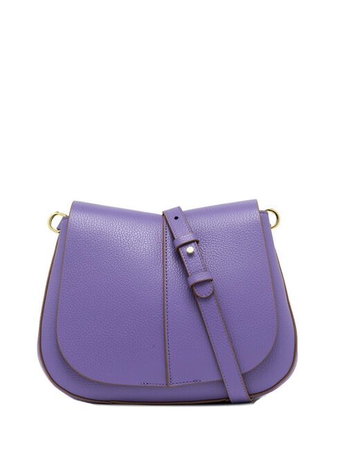 HELENA ROUND Geanta din piele cu curea dubla de umar opulenta - Genți femei