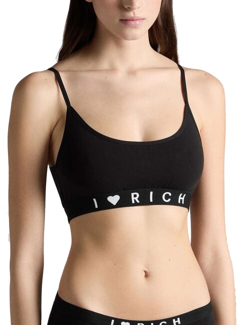 MARTIN 2 sutiene bandeau wht/negru - Lenjerie de corp pentru femei