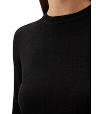 JOHN RICHMOND PARANA Cardigan lurex cu decolteu rotund negru2 - Pulovere pentru femei - 3
