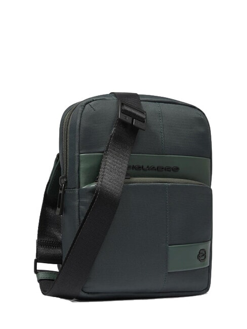 WOLLEM Geanta iPad mini din material si piele VERDE - Genți de umăr bărbați