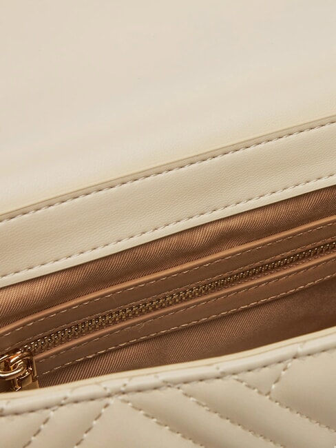 QUILTED S Mini Geanta de umar fildeş - Genți femei