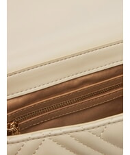 LOVE MOSCHINO QUILTED S Mini Geanta de umar fildeş - Genți femei - 4