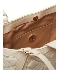 LOVE MOSCHINO QUILTED  Geanta de cumparaturi fildeş - Genți femei - 4