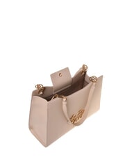 LOVE MOSCHINO CURSIVE L Geanta de umar bej - Genți femei - 3