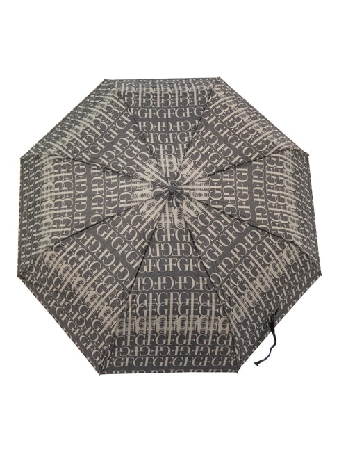 JUMBO Mini umbrelă automată logo negru 02 - Umbrele