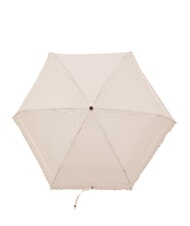 FERRÈ MINI Umbrelă pliabilă cu deschidere automată crema20 - Umbrele - 2