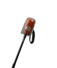 FERRÈ MINI Umbrelă pliabilă rezistentă la vânt cravata maro 01 - Umbrele - 4