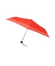 FERRÈ LOGO ALL OVER Mini umbrelă manuală roșu02 - Umbrele - 3