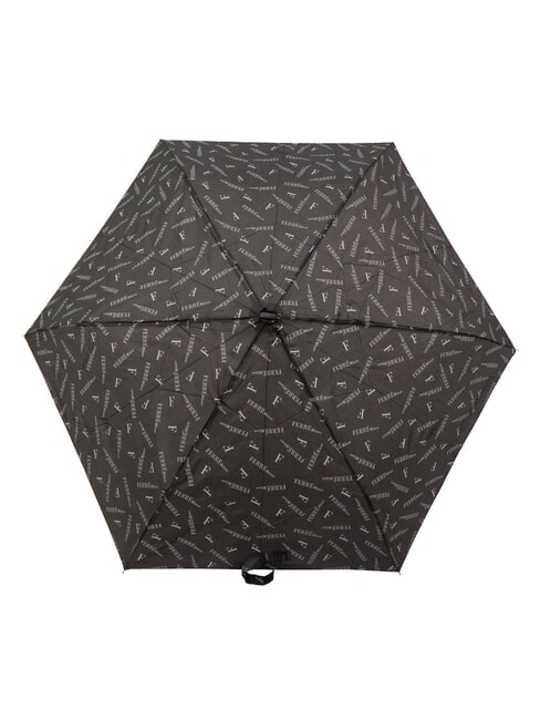 LOGO ALL OVER Mini umbrelă manuală negru03 - Umbrele