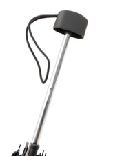 FERRÈ LOGO ALL OVER Mini umbrelă manuală negru03 - Umbrele - 4