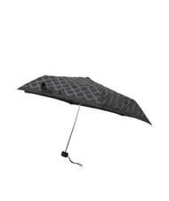 FERRÈ LOGO ALL OVER Mini umbrelă manuală negru01 - Umbrele - 3