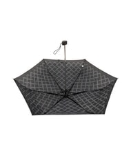 FERRÈ LOGO ALL OVER Mini umbrelă manuală negru01 - Umbrele - 5