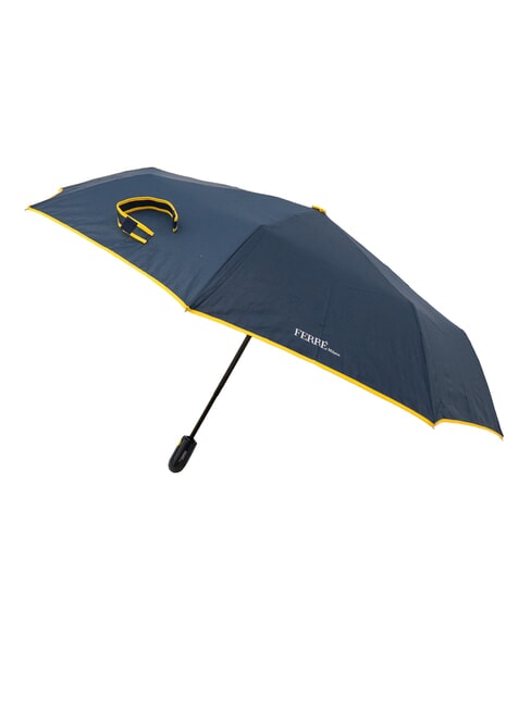 MINI Umbrelă de deschidere/închidere automată bleumarin/galben - Umbrele