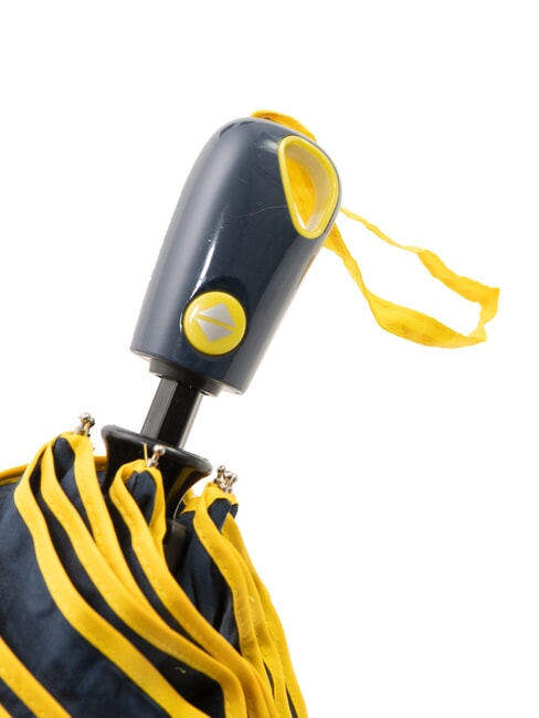 MINI Umbrelă de deschidere/închidere automată bleumarin/galben - Umbrele