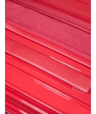 PIQUADRO PQ-LIGHT Cărucior mediu extensibil Red2 - Trolere rigide - 6