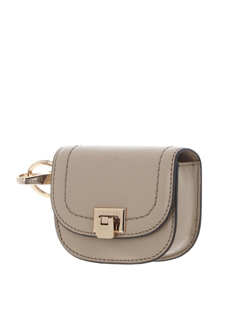 FEDERICA Poșetă din piele cu breloc unt abb. aur - Portofele femei