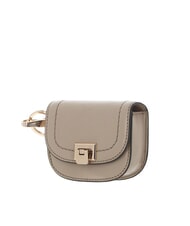 THE BRIDGE FEDERICA Poșetă din piele cu breloc unt abb. aur - Portofele femei - 2