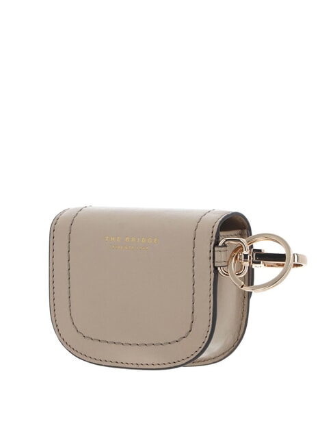 FEDERICA Poșetă din piele cu breloc unt abb. aur - Portofele femei