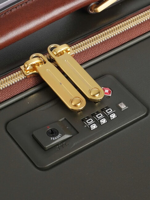 STORY  Cărucior mare pădure/maro abb. aur - Trolere rigide