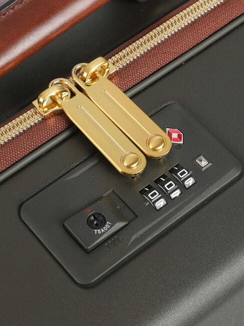 STORY  Troler Bagaj de mana pădure/maro abb. aur - Bagaje de mână