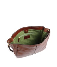 THE BRIDGE ELISABETTA Geanta din piele cu bareta de umar BROWN - Genți femei - 4