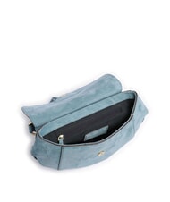 THE BRIDGE ERICA Geanta de umar din piele cu franjuri cerul cu aur - Genți femei - 5