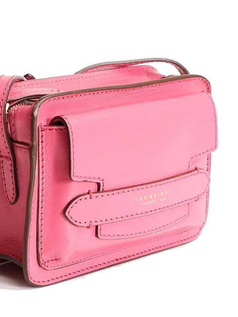 LUCREZIA Cameră cu cutii din piele ruj abb. aur - Genți femei