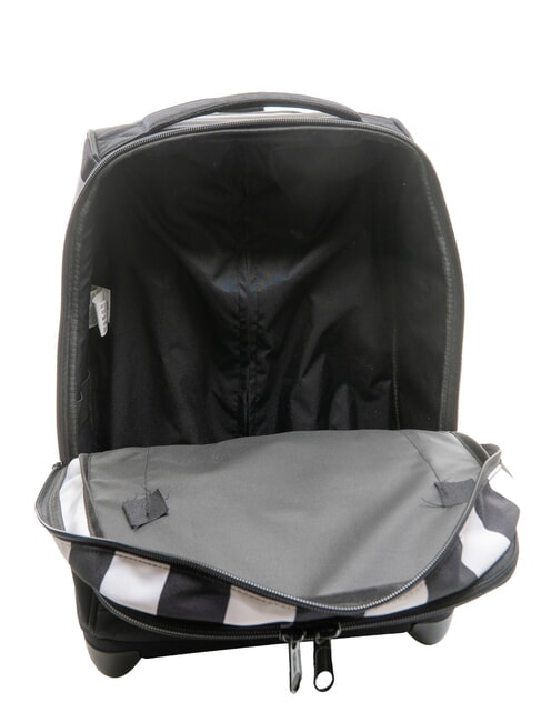 #BOOTIT Rucsac cu cărucior STRIPE BLACK / WHITE - Rucsacuri cu role